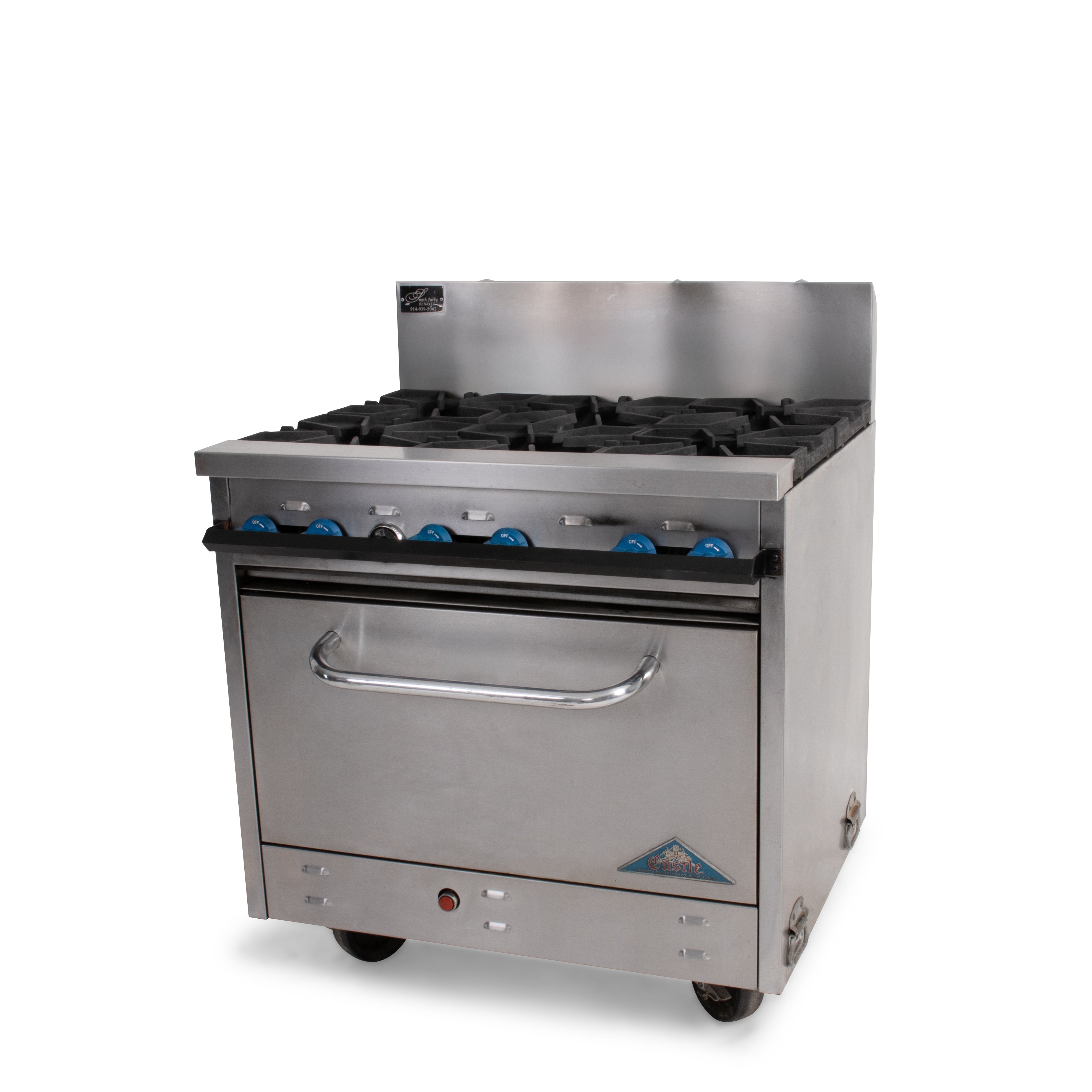 Commercial 6 Burner Propane Stove