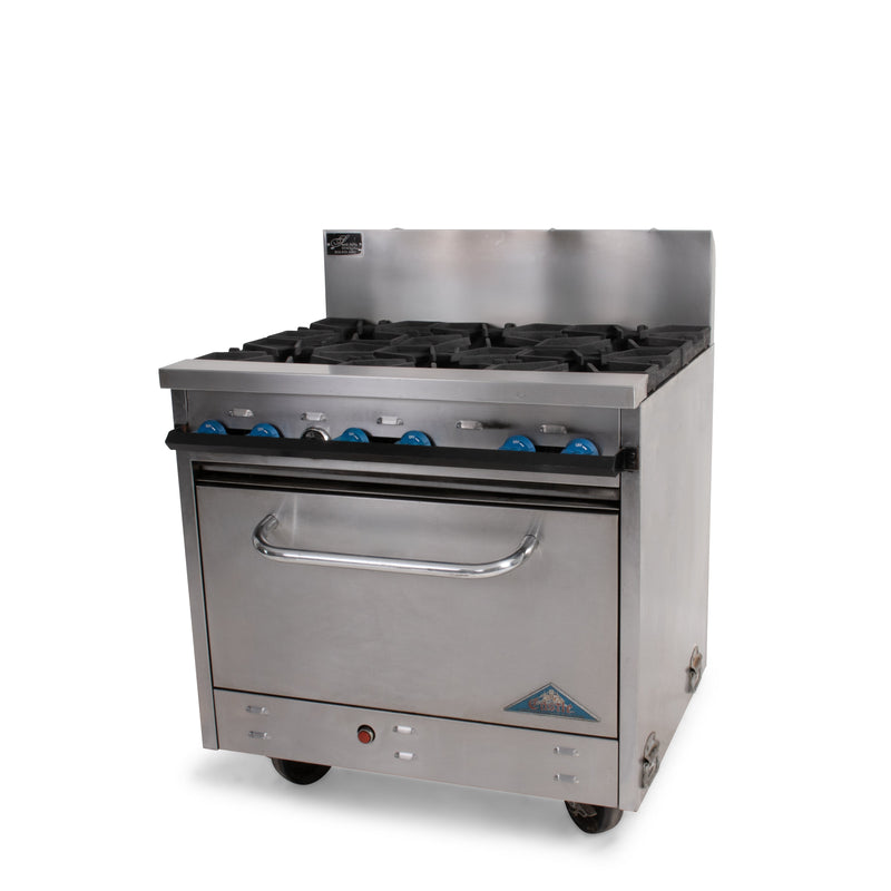 Commercial 6 Burner Propane Stove