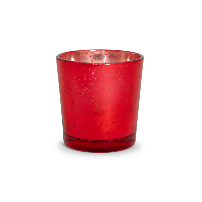 Crackle Red Votive
