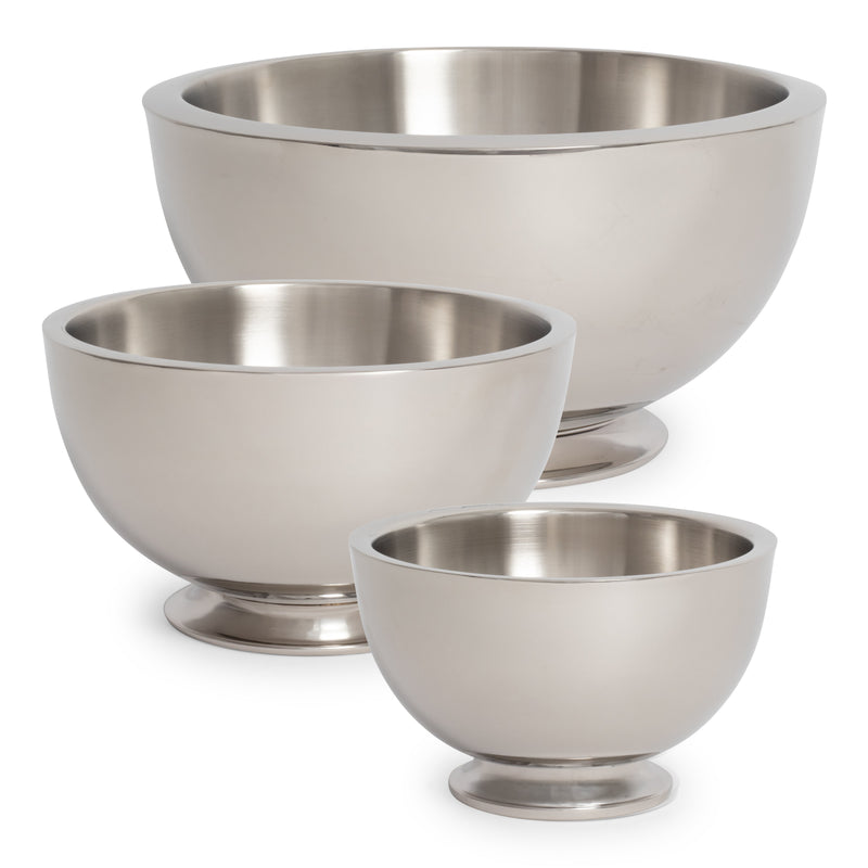 Double Wall Chrome Revere Bowl