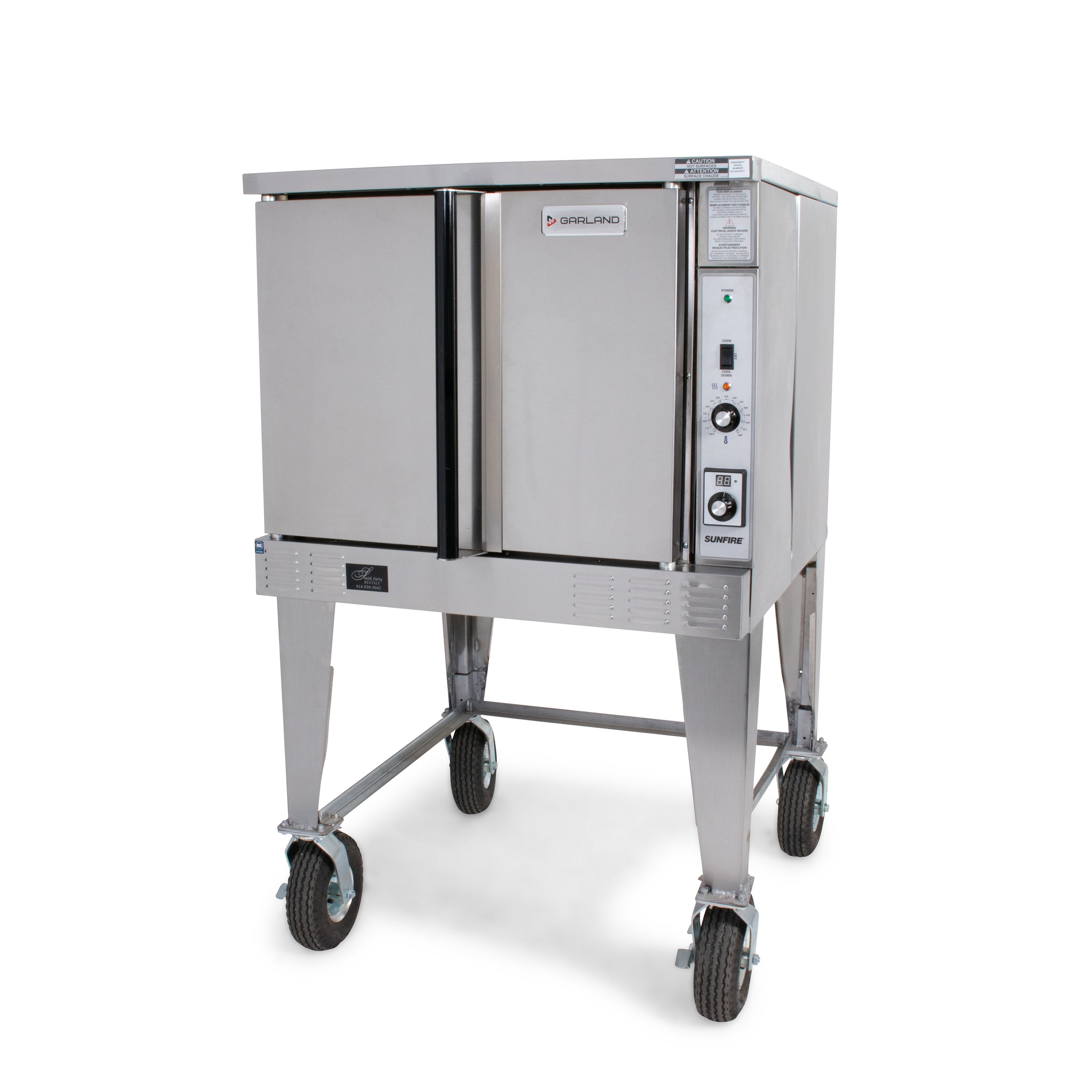 Electric Commercial Convection Oven on Legs