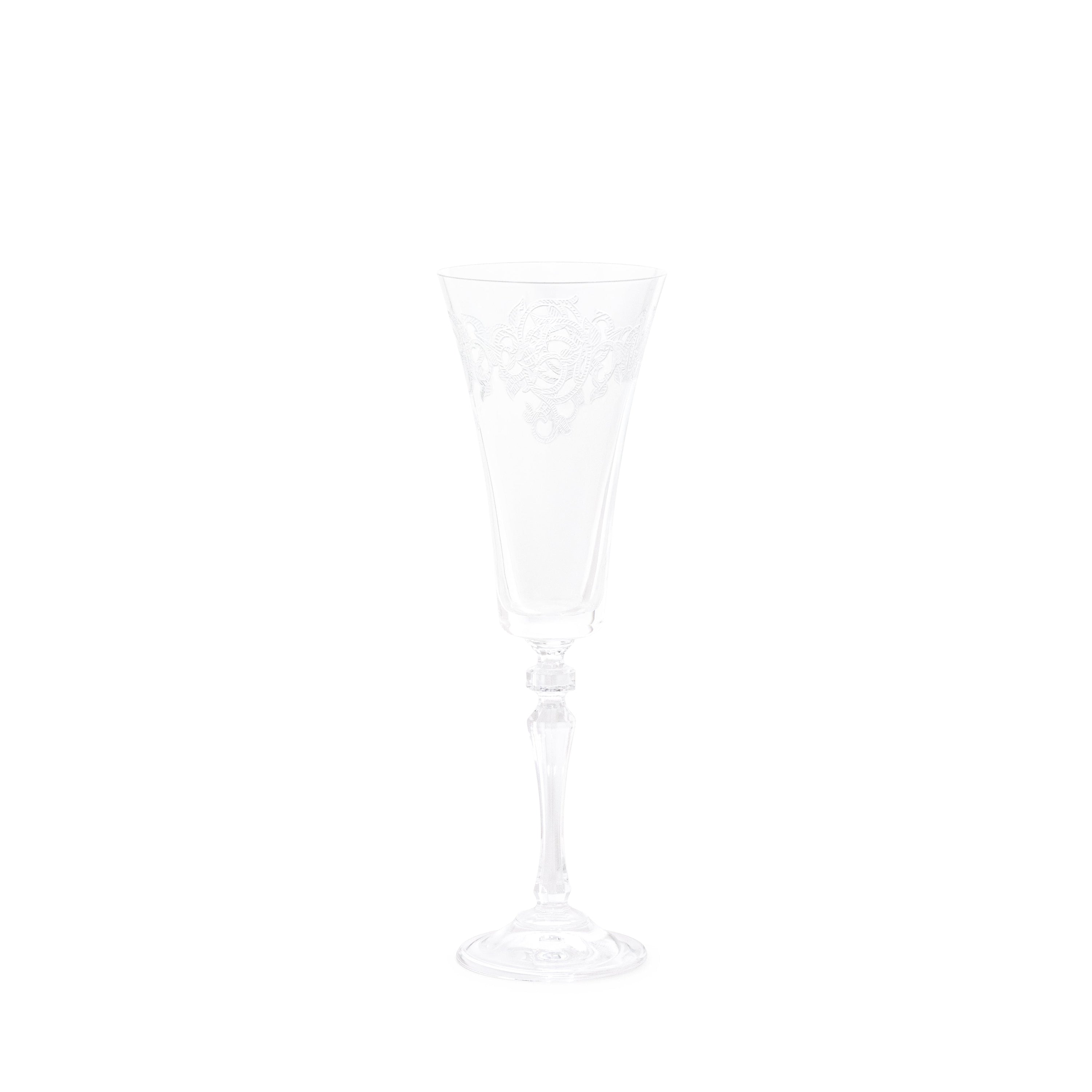 Etched Champagne Flute 6oz