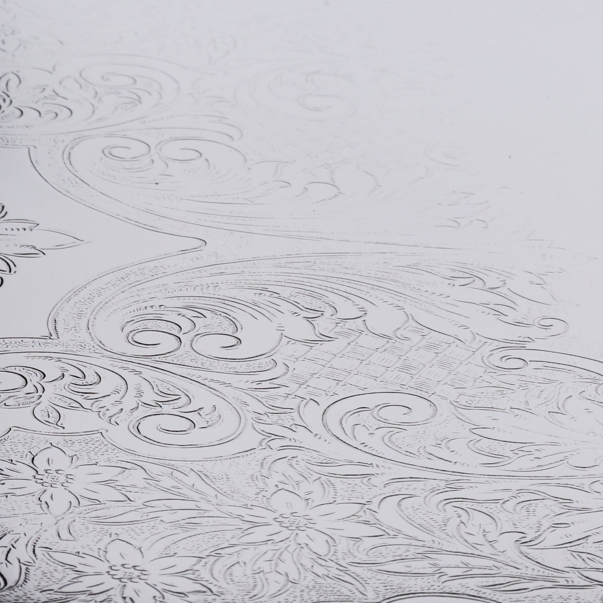 Silver Round Galley Tray 12"