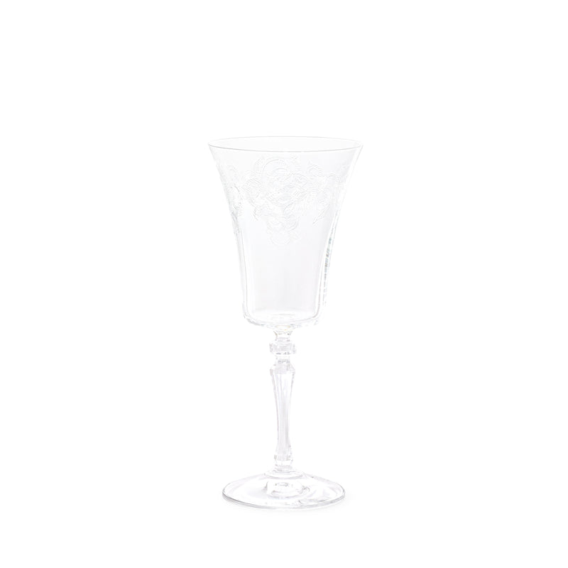 Etched Red Wine Glass 12oz