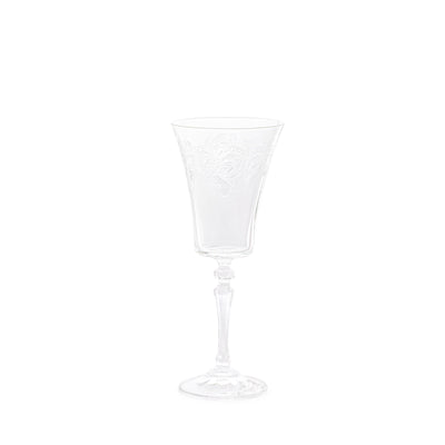 Etched White Wine Glass 8oz