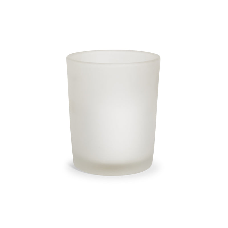 Frosted White Glass Votive