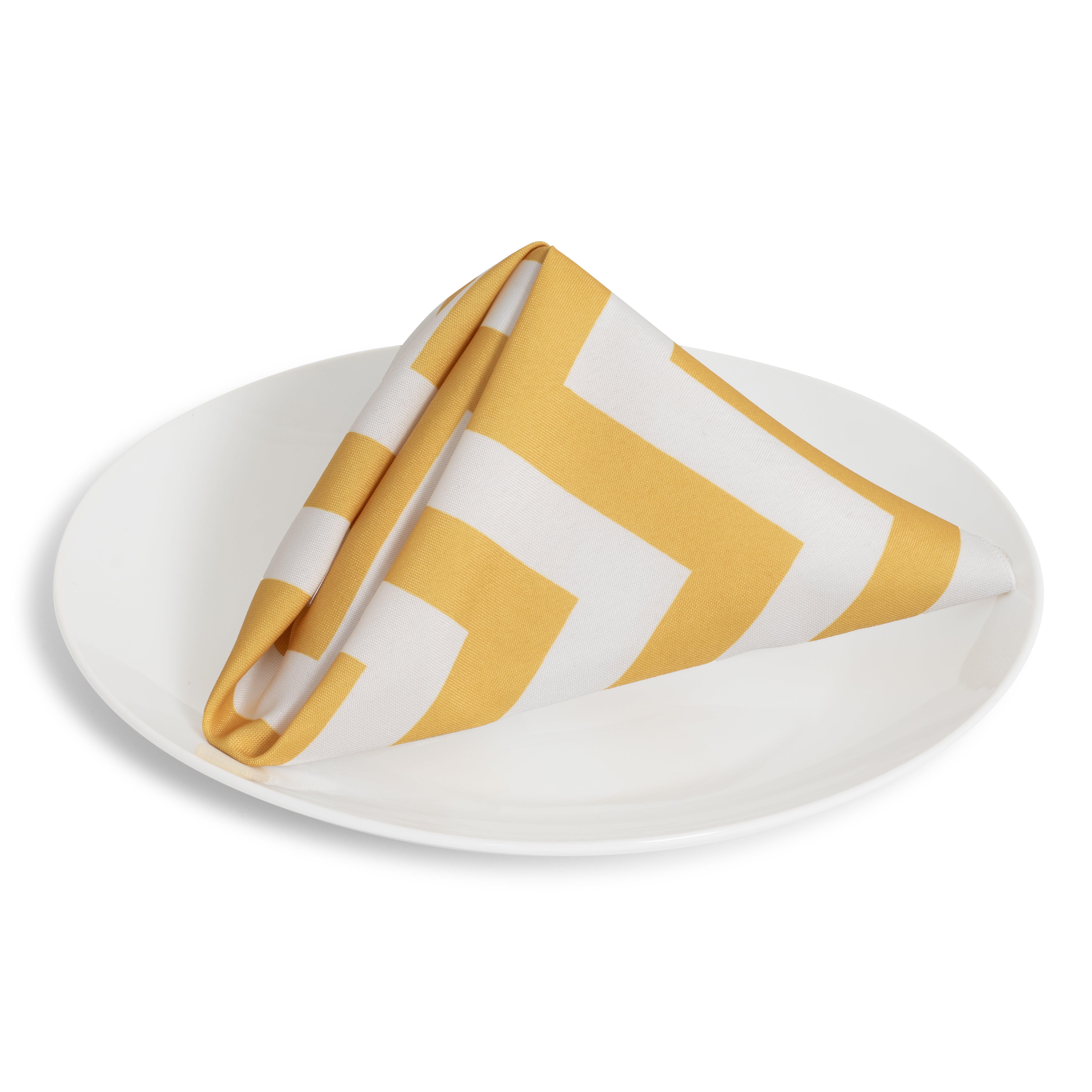 Gold Chevron Napkin