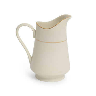 Ivory Gold Rim Creamer