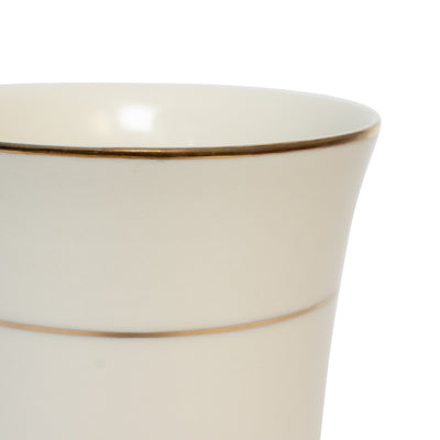 Ivory Gold Rim Cup/Saucer