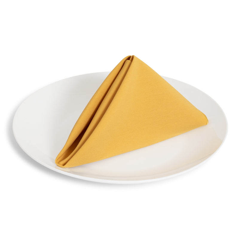 Solid Cotton Nouveau Gold Napkin