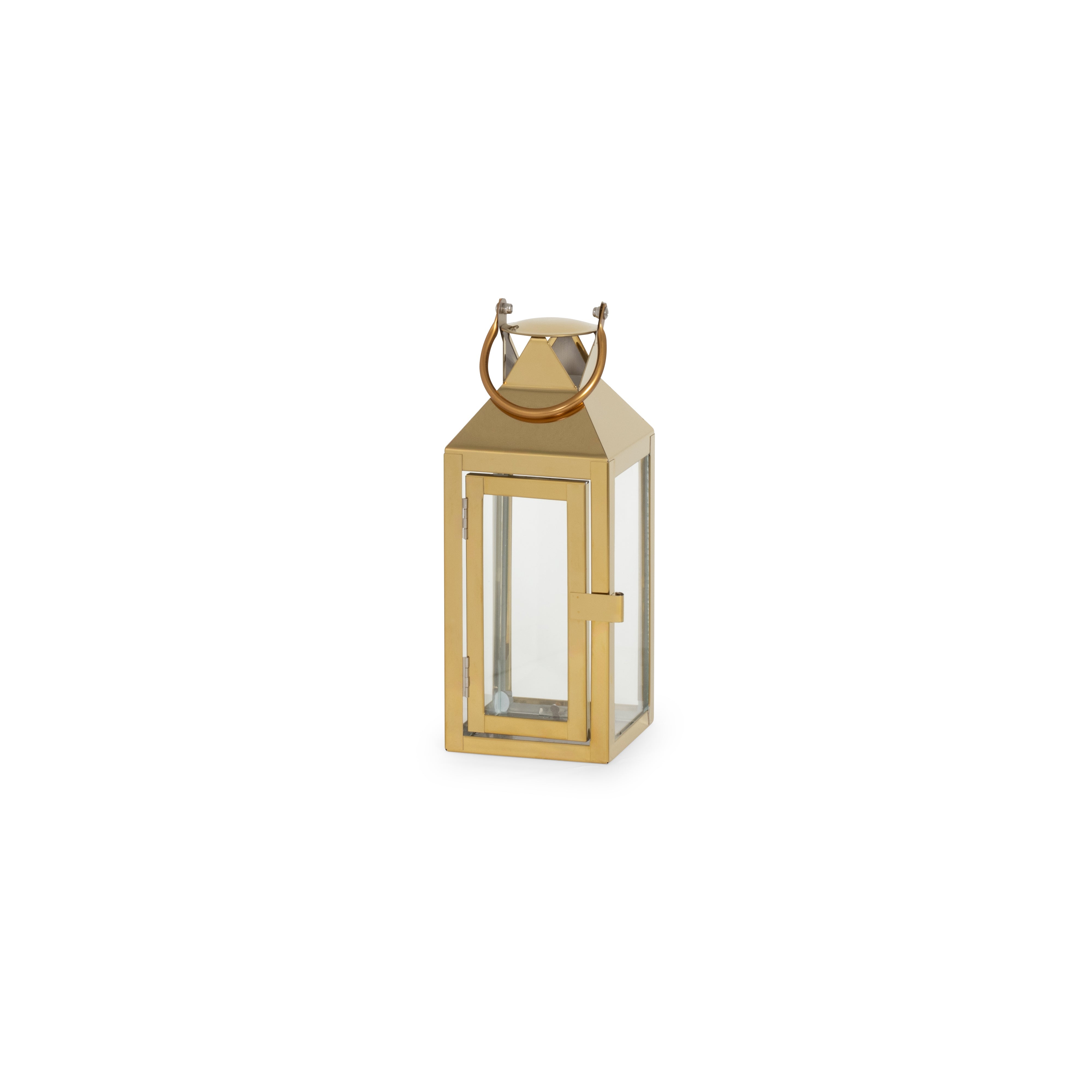 Gold Square Lantern