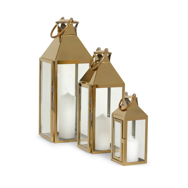 Gold Square Lantern