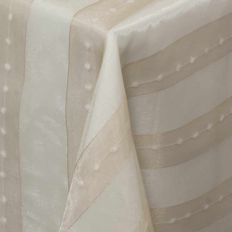 Gossamer Raw Silk Sheer Stripe