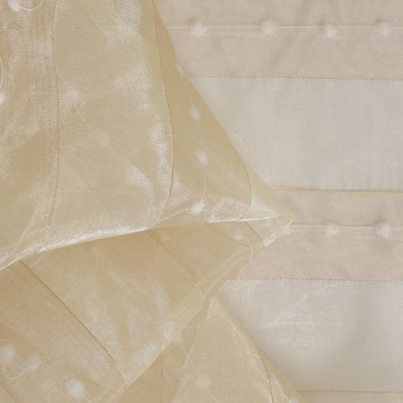 Gossamer Raw Silk Sheer Stripe
