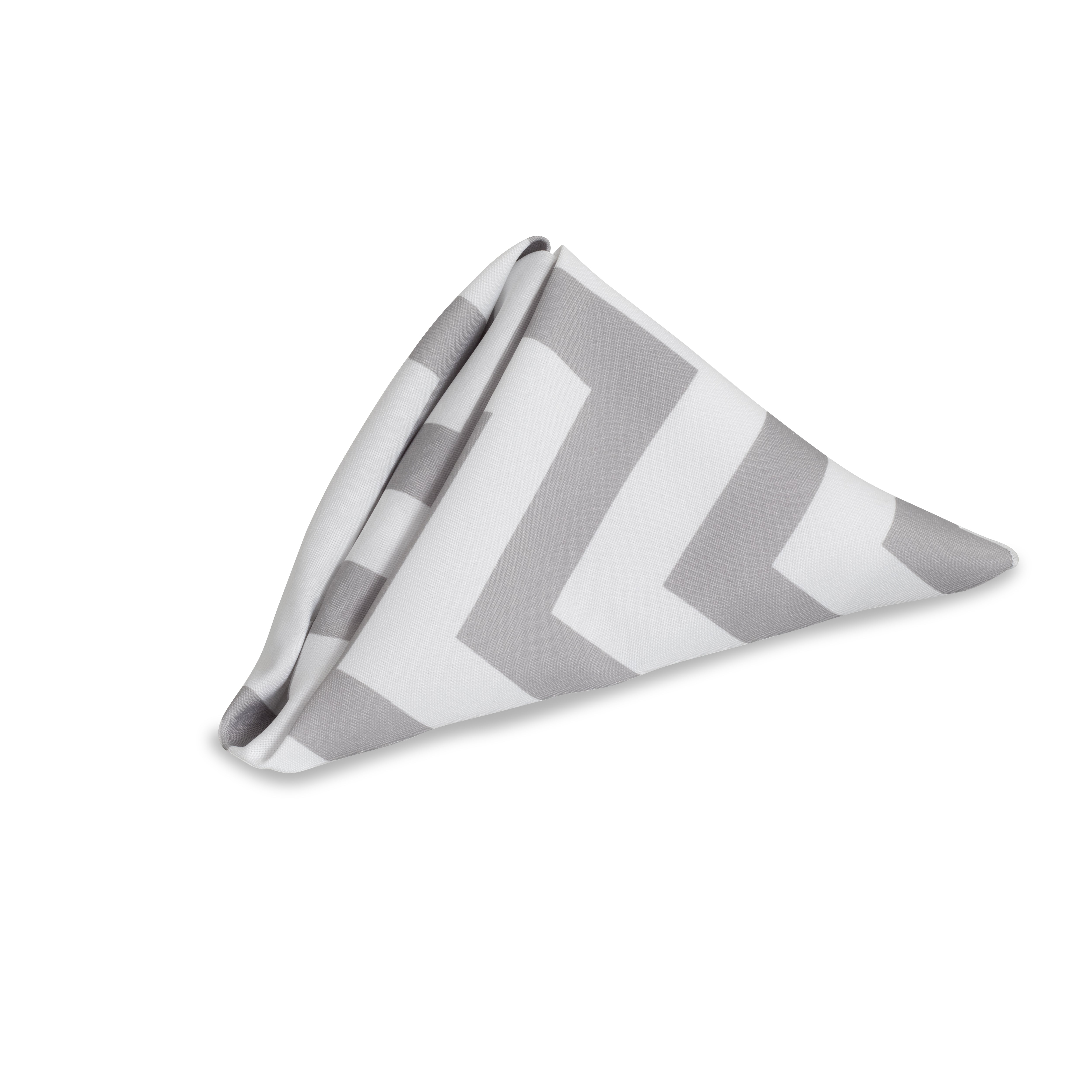 Gray Chevron Napkin