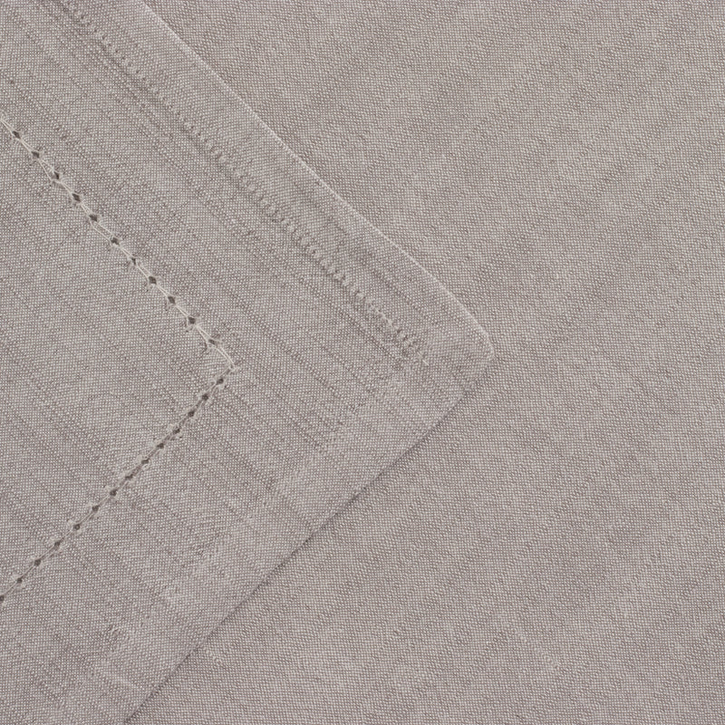 Hemstitched Gray Dinner Napkin