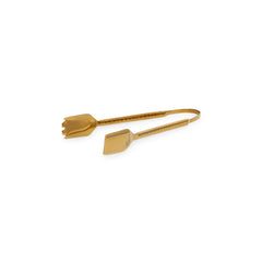 Hammered Gold Tong 6"