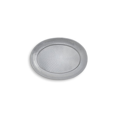 Hammered Oval Tray 15"L x 11"W