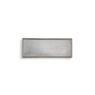 Hammered Rectangular Tray 16.75"L x 6.5"W
