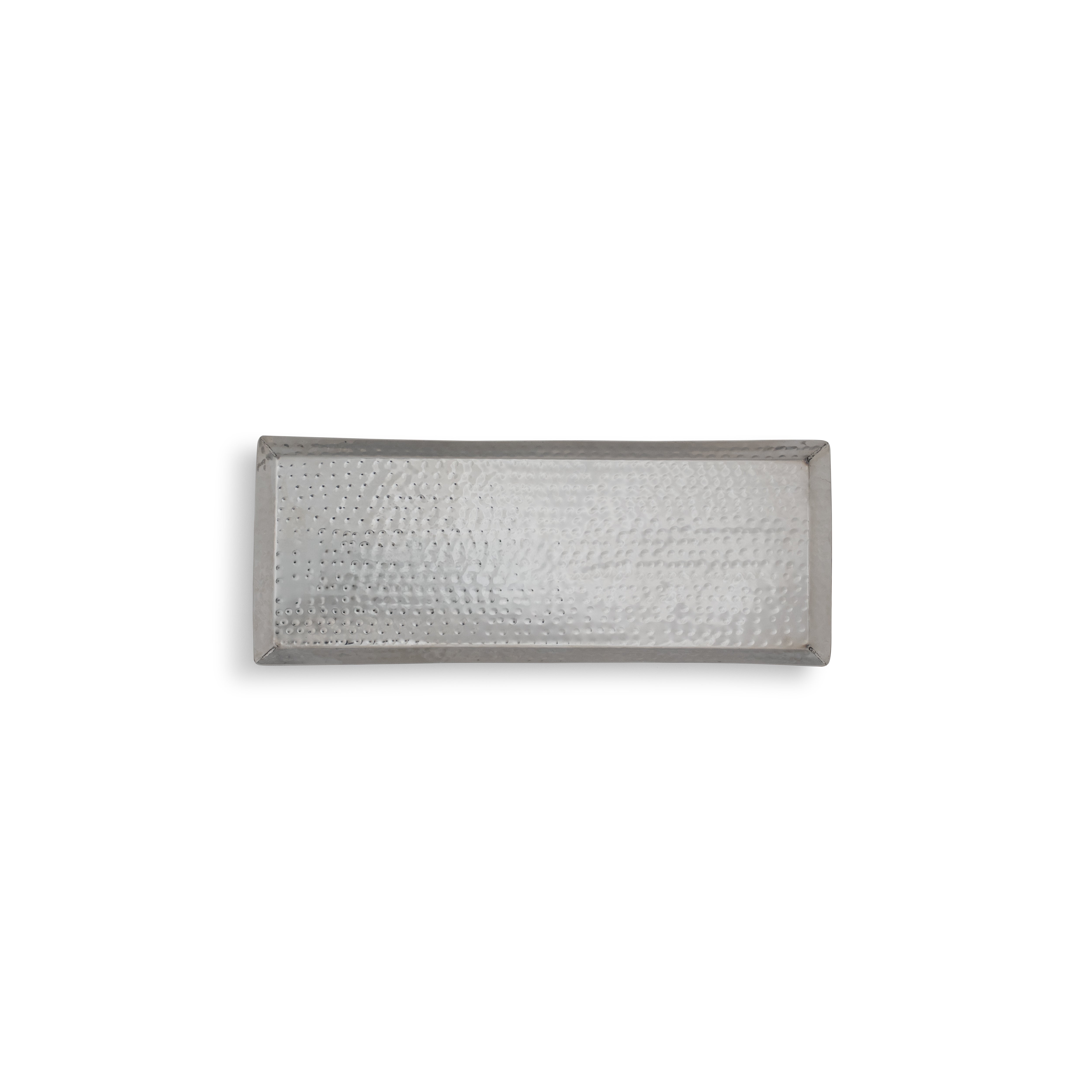 Hammered Rectangular Tray 16.75"L x 6.5"W