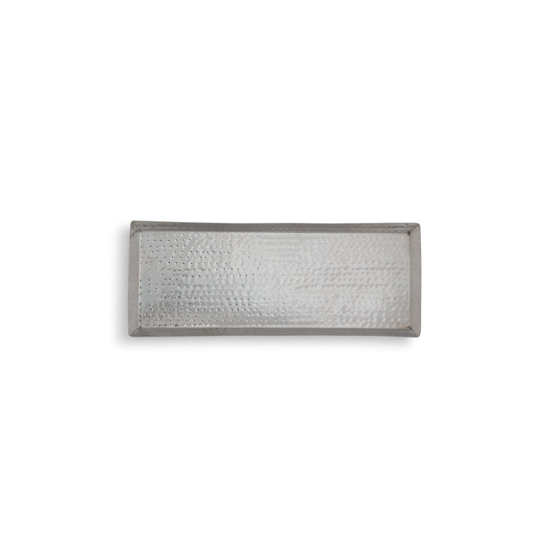 Hammered Rectangular Tray 16.75"L x 6.5"W