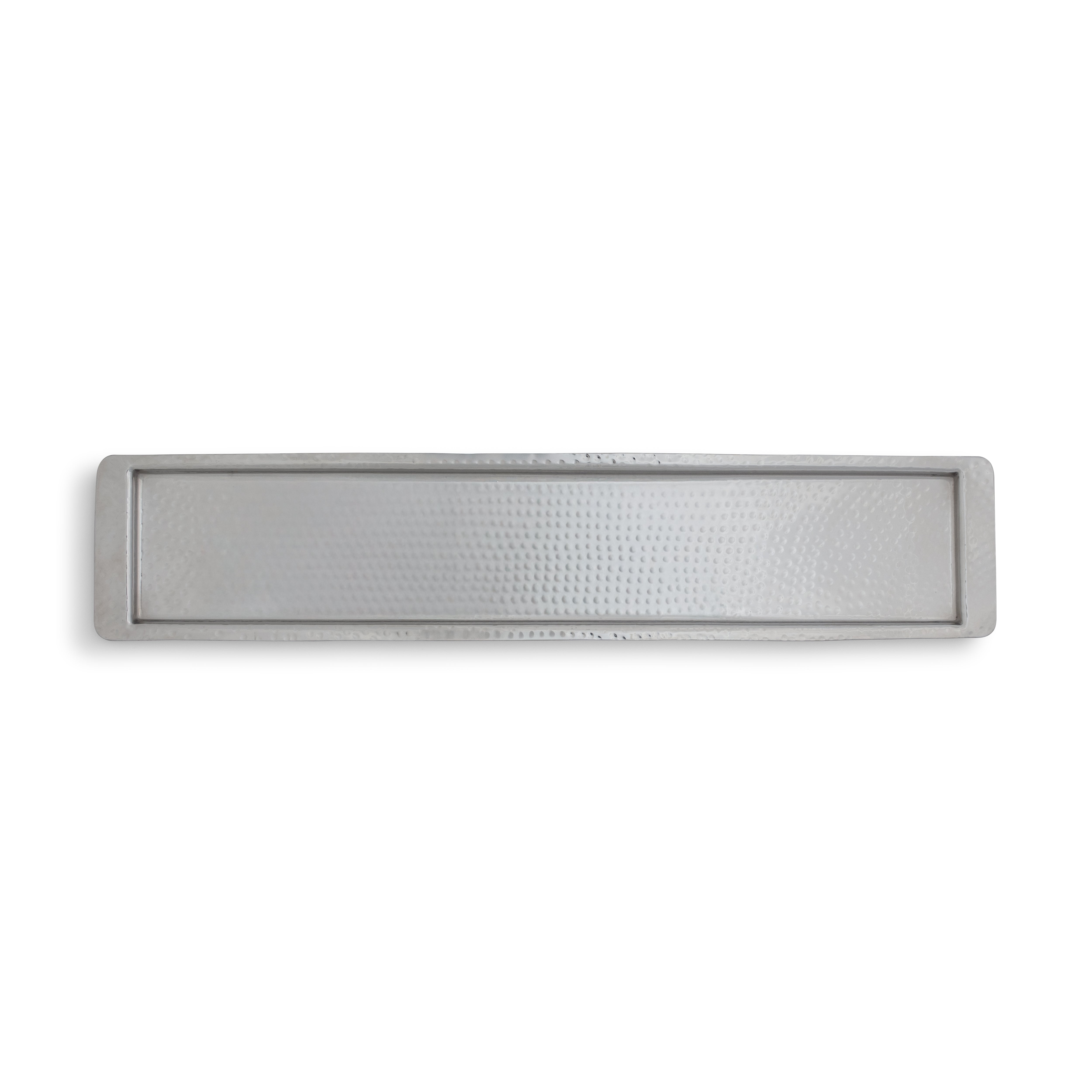 Hammered Rectangular Tray 25.5"L x 5.5"W
