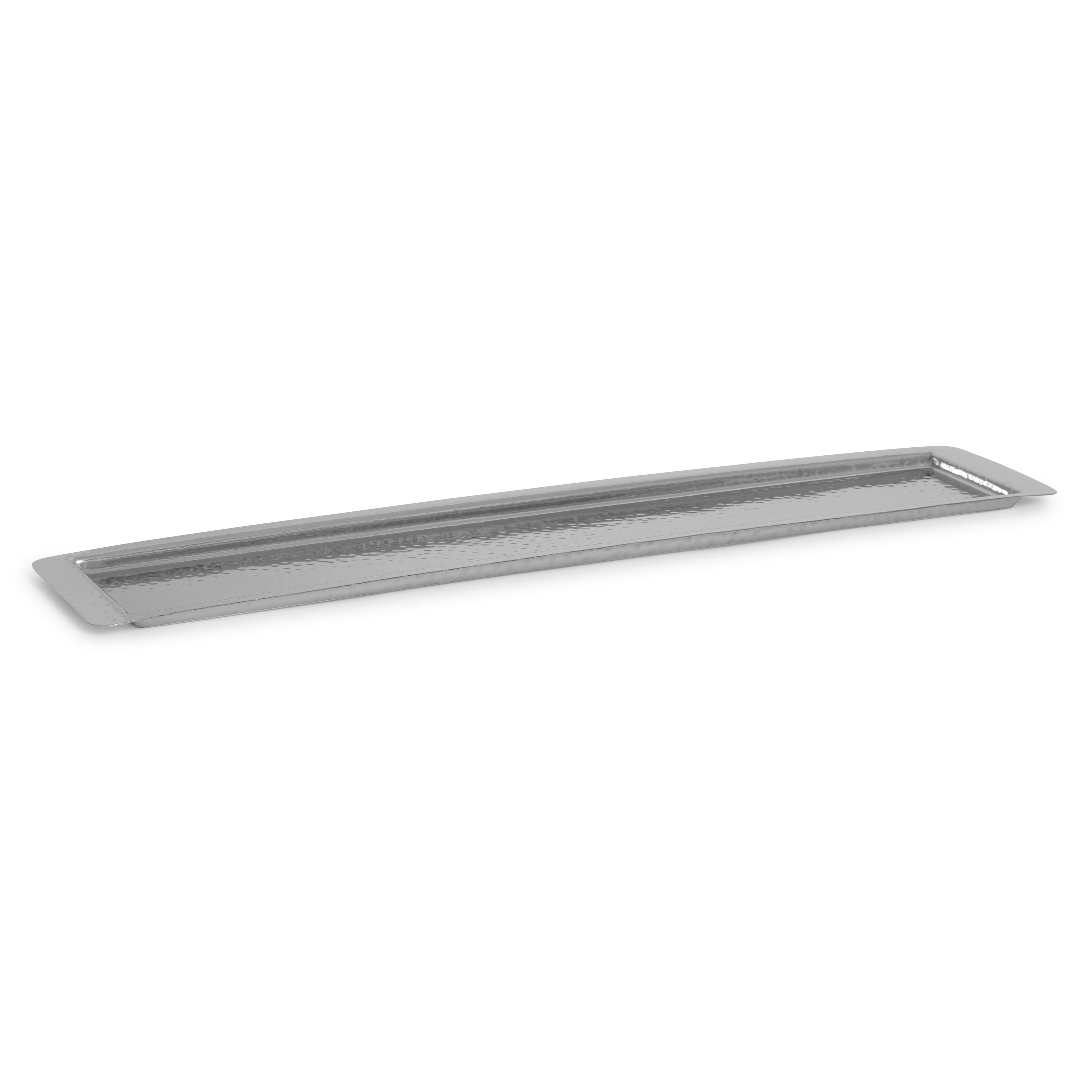 Hammered Rectangular Tray 25.5"L x 5.5"W