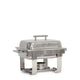 Hammered Square Chafer 4qt