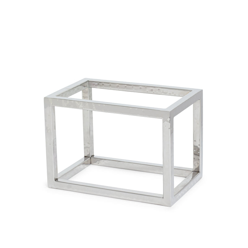 Hammered Stainless Steel Frame Riser