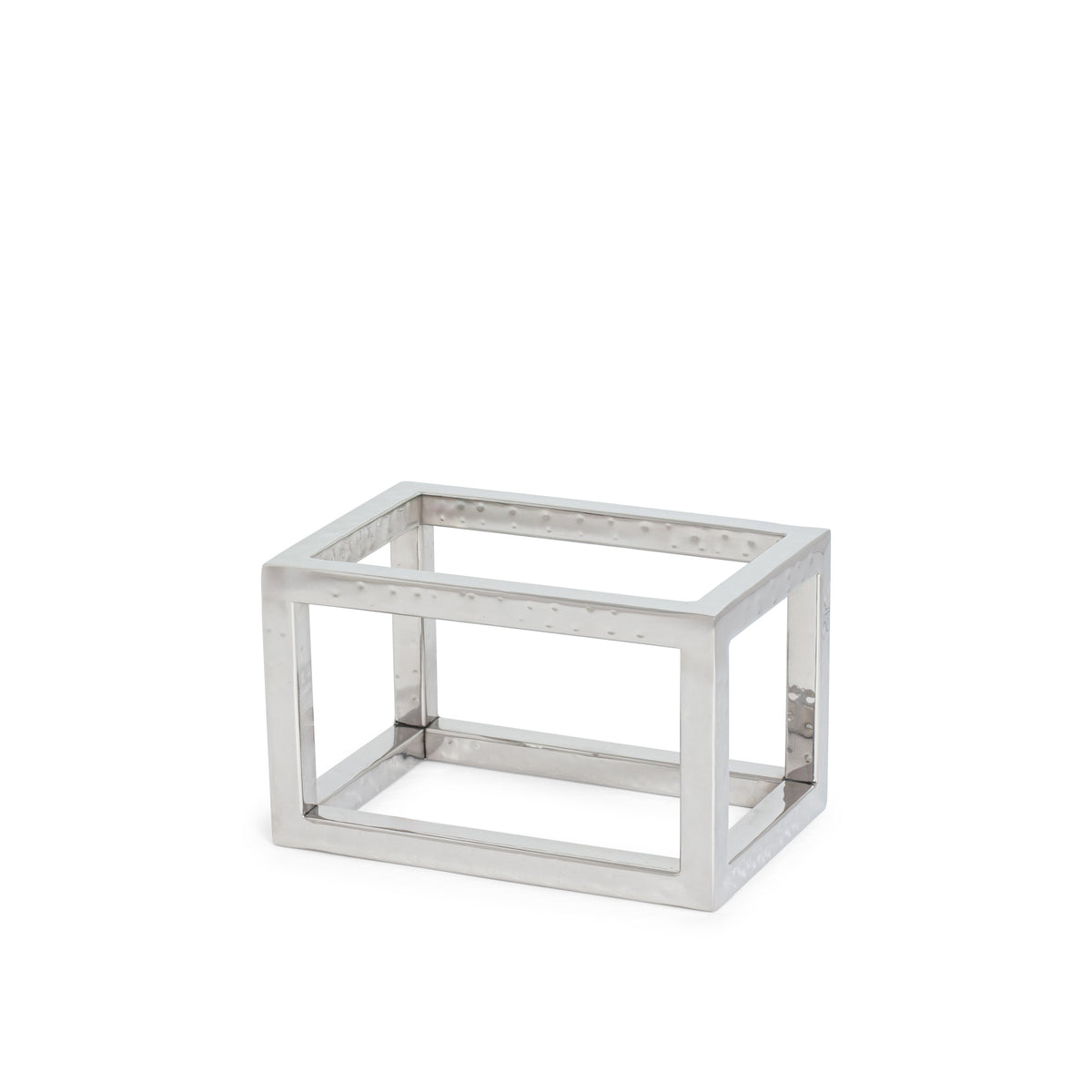 Steel Frame Floor Riser Hammered Stainless Steel Frame Riser – Smith Party Rentals