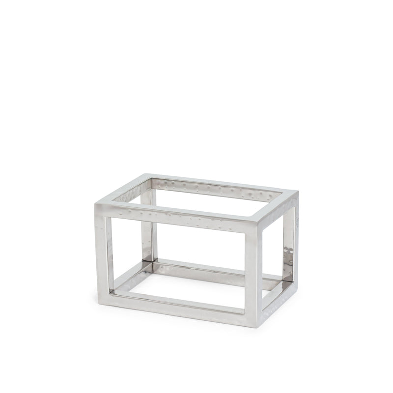 Hammered Stainless Steel Frame Riser