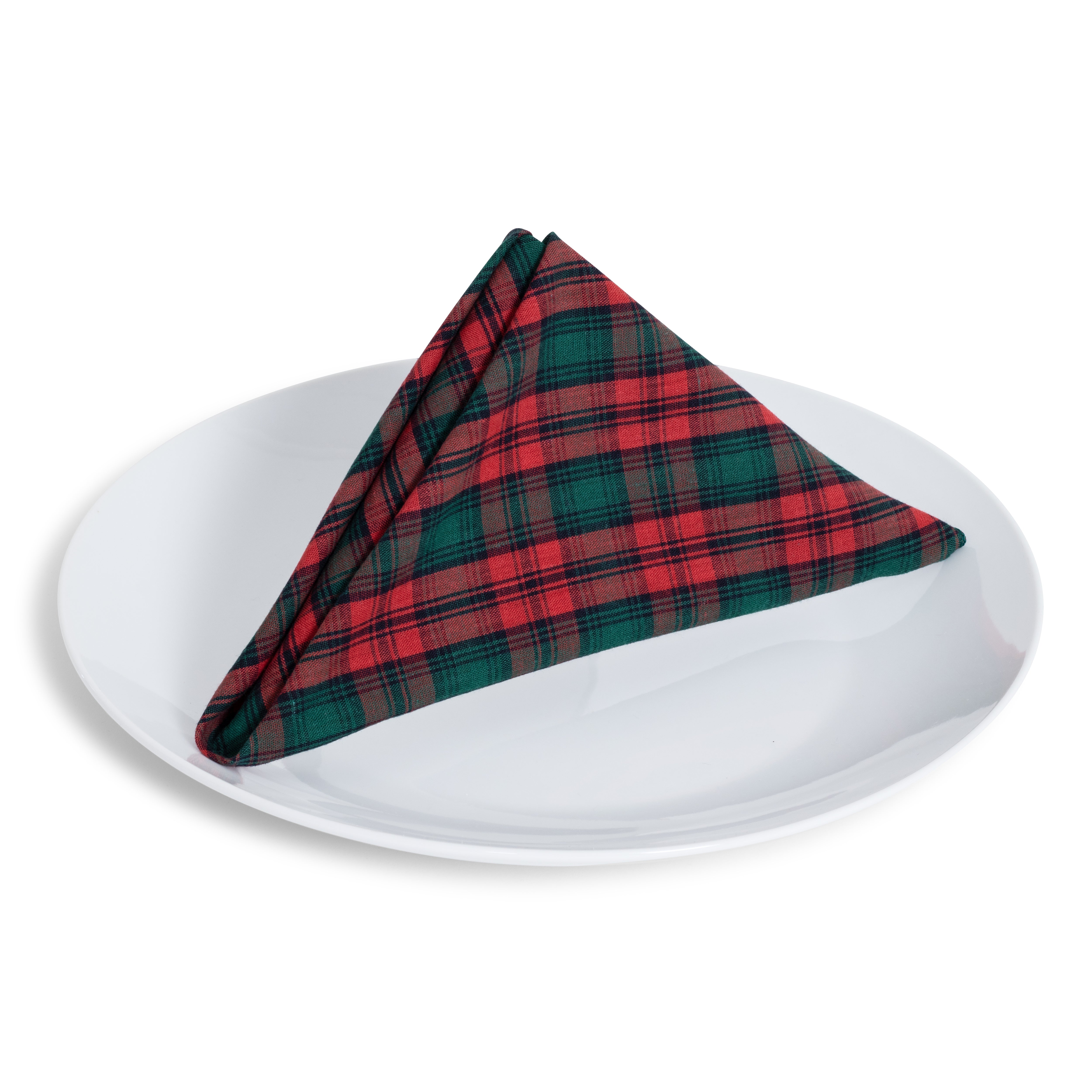 Holiday Plaid Cotton Napkin