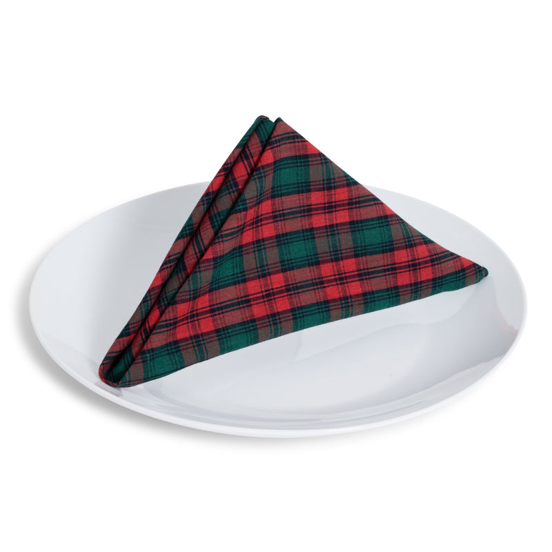 Holiday Plaid Cotton Napkin