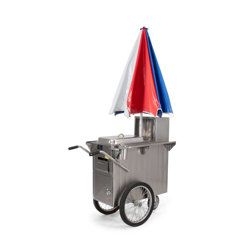 Hot Dog Cart w/ Umbrella