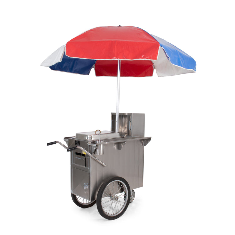 Hot Dog Cart w/ Umbrella