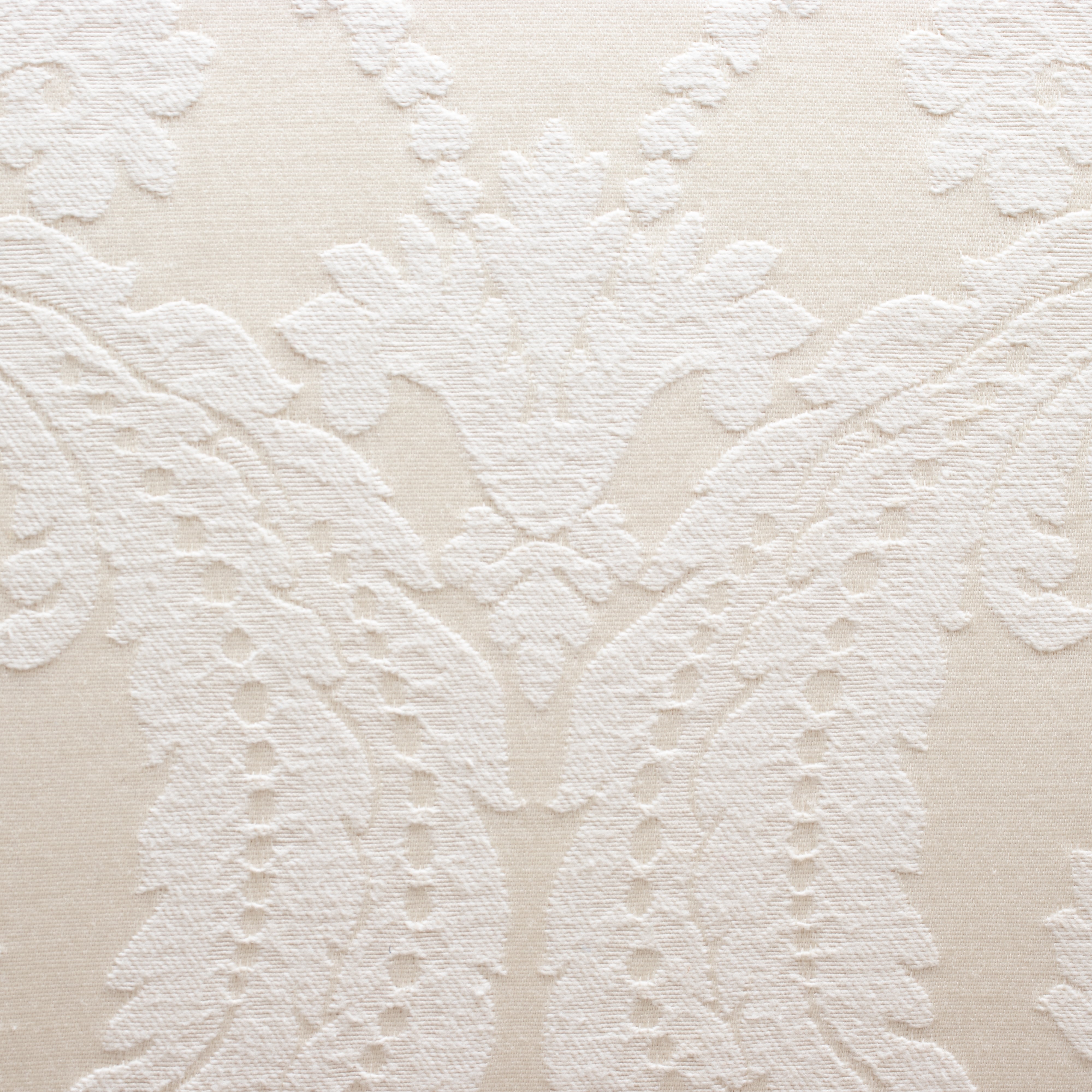 Ivory Damask Versaille Cushion