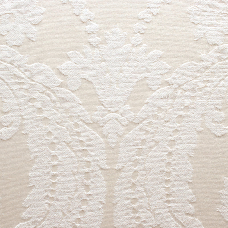 Ivory Damask Versaille Cushion