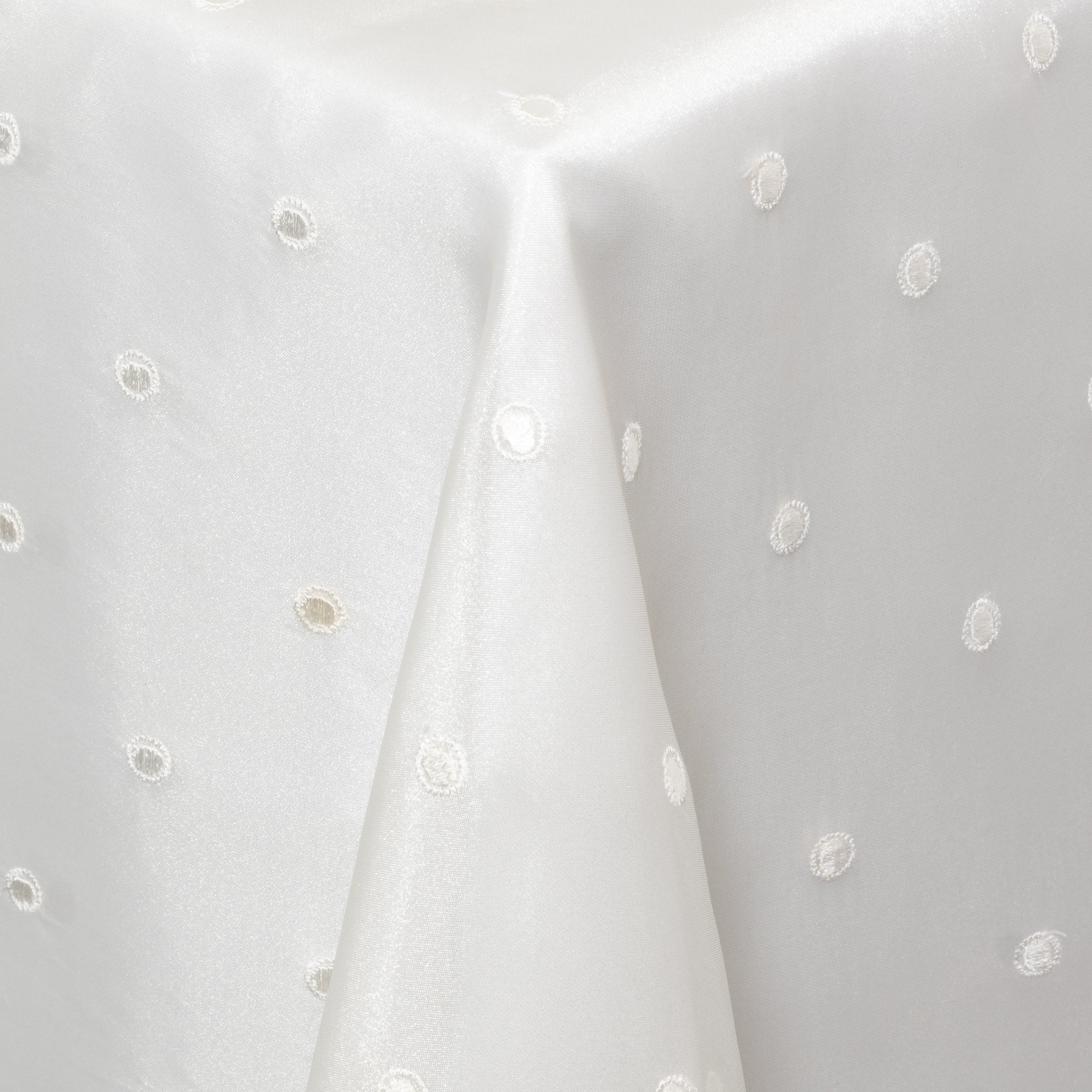 Ivory Dot Sheer Topper