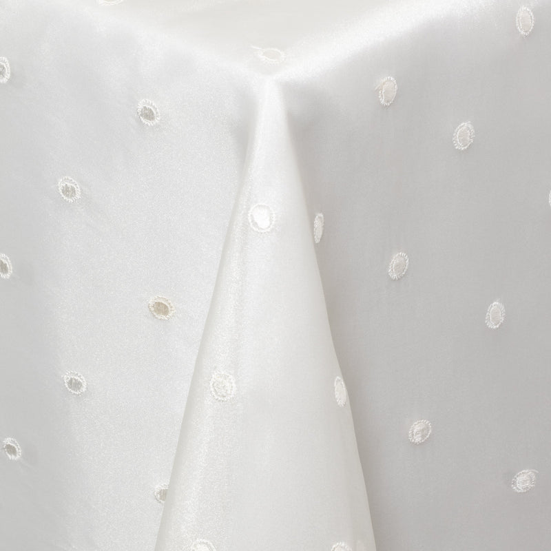 Ivory Dot Sheer Topper