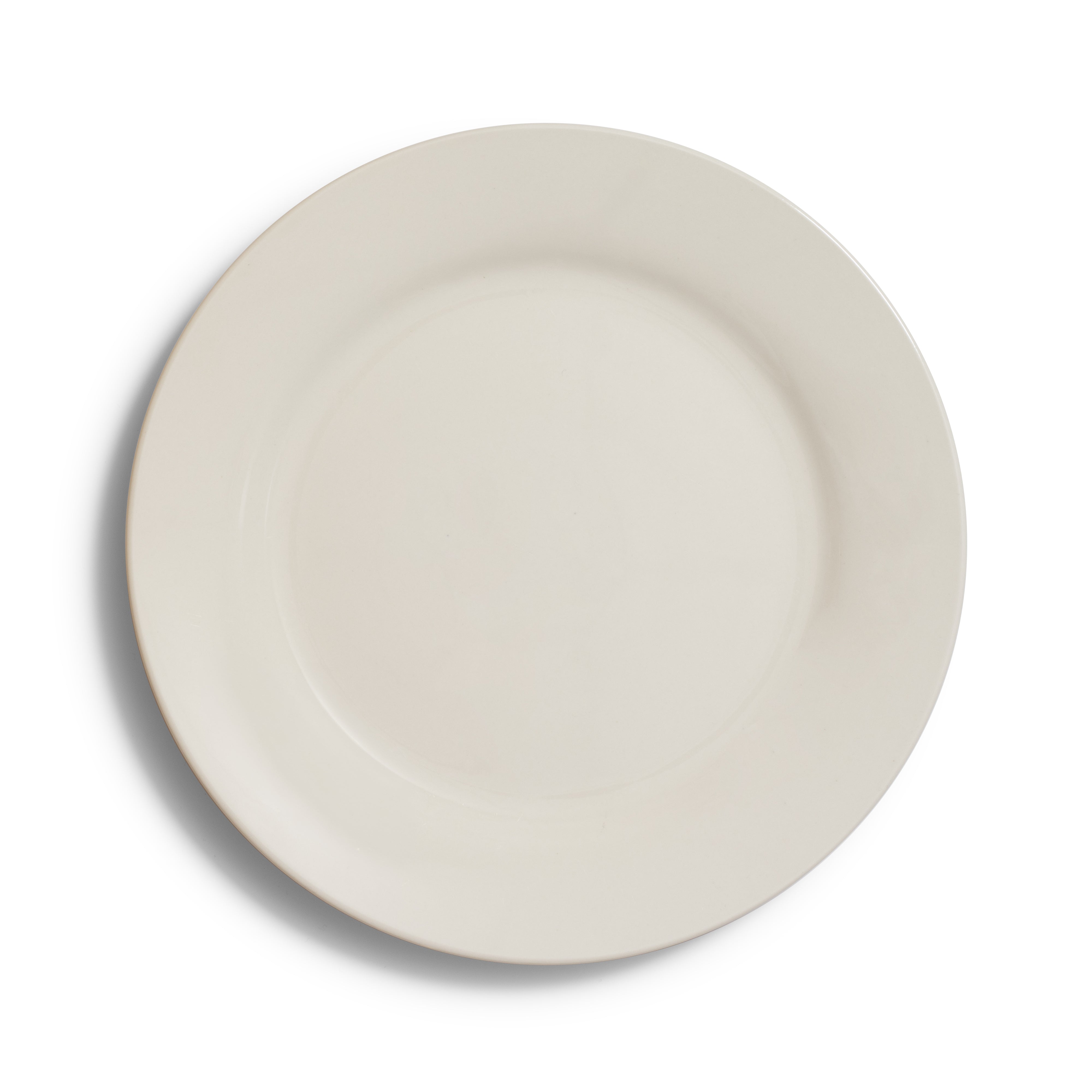 Ivory Rim Dinner 10"