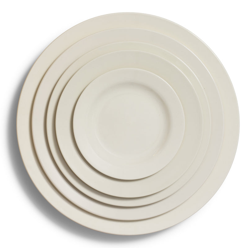 Ivory Rim Dinner 10"