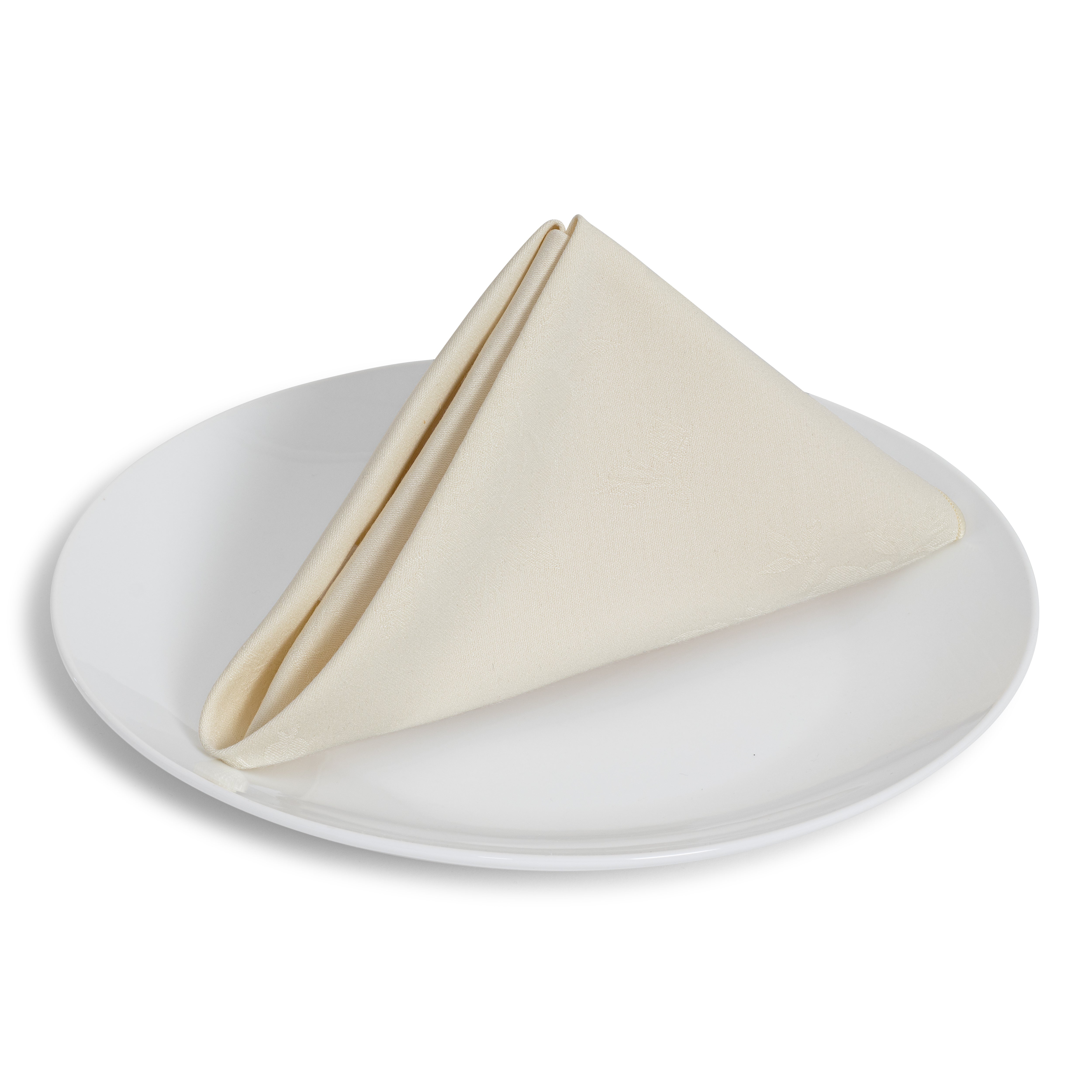 Ivory Rose Damask Napkin