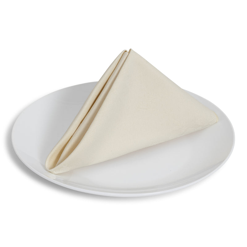 Ivory Rose Damask Napkin