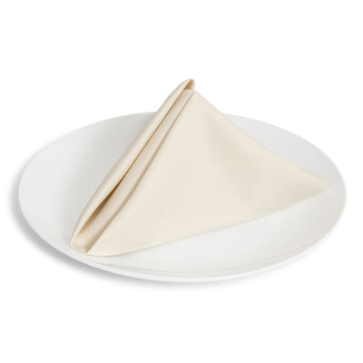 Solid Cotton Nouveau Ivory Napkin