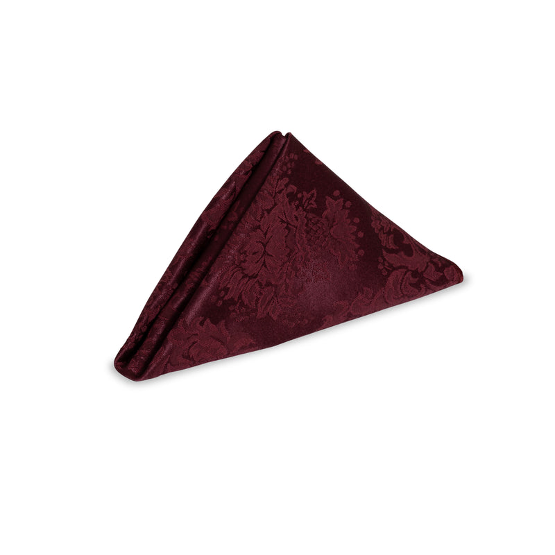 Kensington Burgundy Damask Napkin