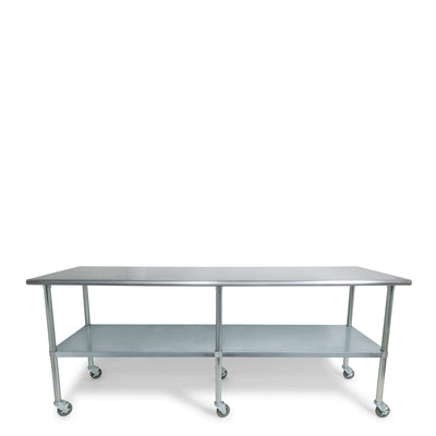 Stainless Steel Prep Table w/ Shelf