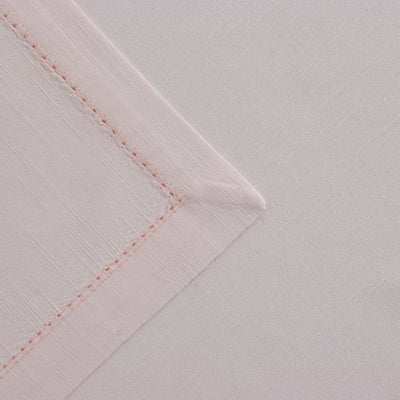 Hemstitched Light Pink Dinner Napkin