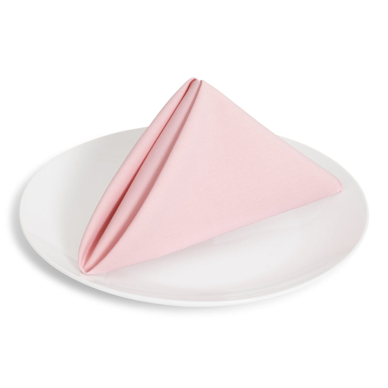 Solid Cotton Nouveau Light Pink Napkin