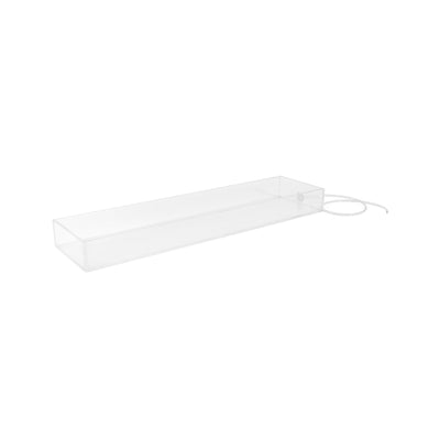 Lucite Display w/ Drain