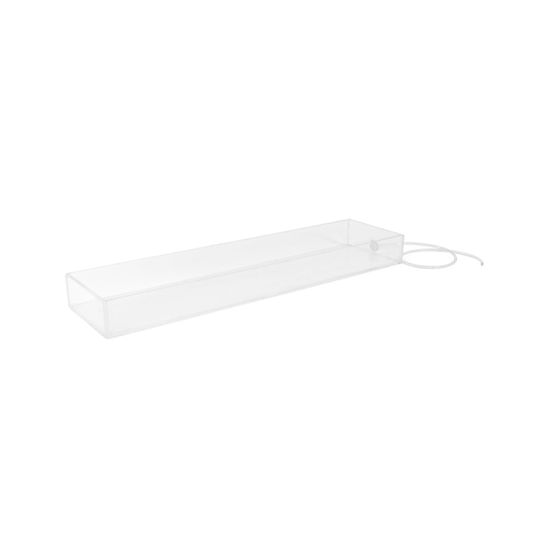 Lucite Display w/ Drain
